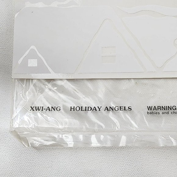 Vintage Christmas Static Cling Window 90s Santa Winter Holiday Decorations Lot - Picture 8 of 8